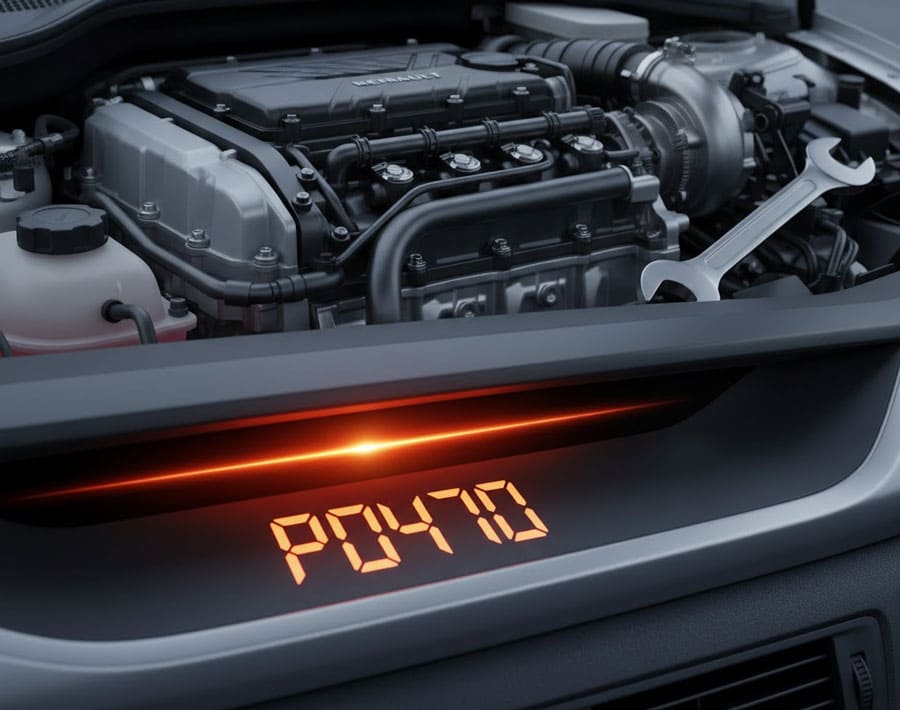 Ошибка P0470 на Renault 1.5 dCi